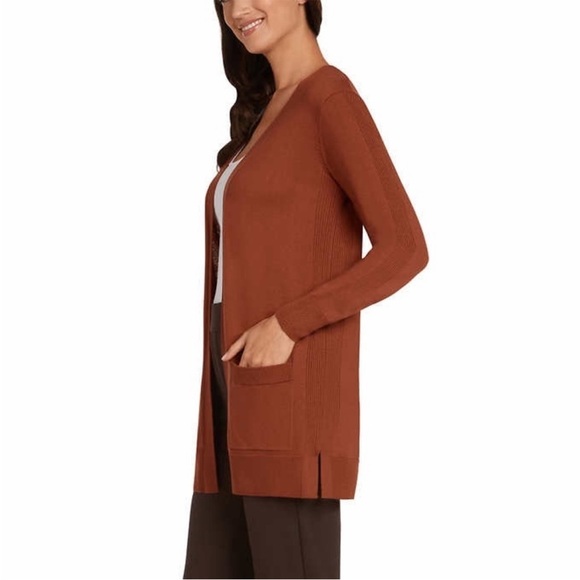 NWT Matty M Open Front Boyfriend Cardigan Size M - Picture 2 of 8